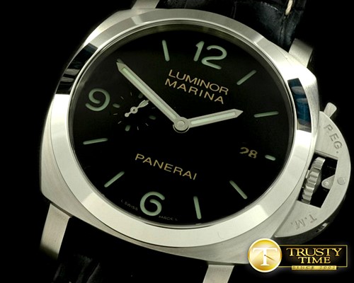 파네라이 UV Pam 312O 1950 3 days Auto SS/LE Blk ST2555 -PN312OLE
