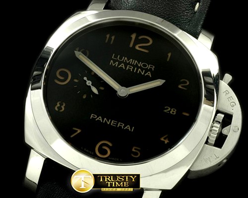 파네라이 Pam 359N 1950 3 Days Auto SS/LE Blk ST2555 -PN359NLE1