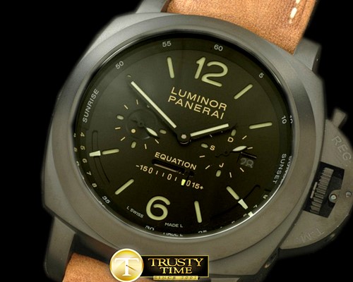 파네라이 Pam 365 1950 Tourbillon Equation of Time PVD/LE Blac -PN365PVD1