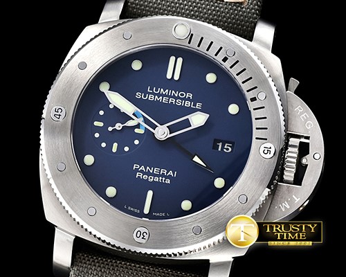 파네라이 PAM371 Regatta GMT TI/LE Blk 7750/P9001 V6 -PN371NLE1