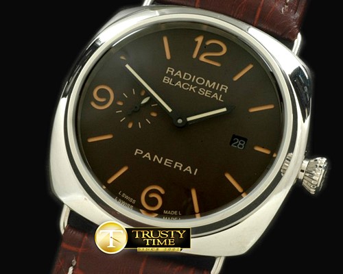 파네라이 Pam 505 3 Days GMT SS/LE Brown SG25J Auto -PN505B