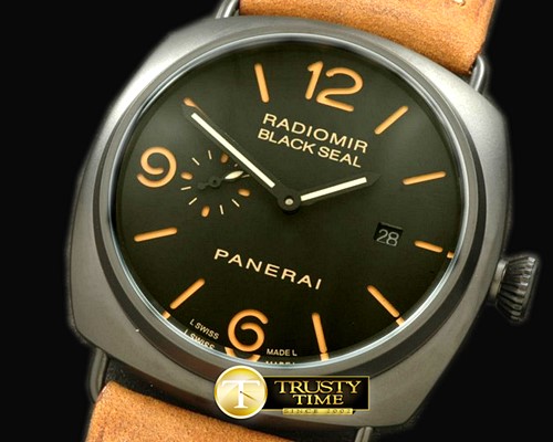 파네라이 Pam 505 3 Days GMT PVD/LE Black SG25J Auto -PN505C