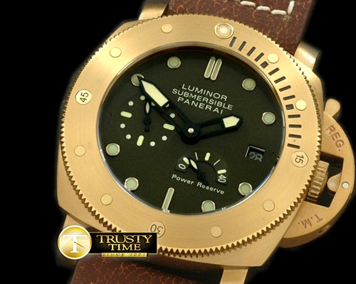 파네라이 Pam 507 Submersible Bonzo YG/LE Green SG25J Auto -PN507LE