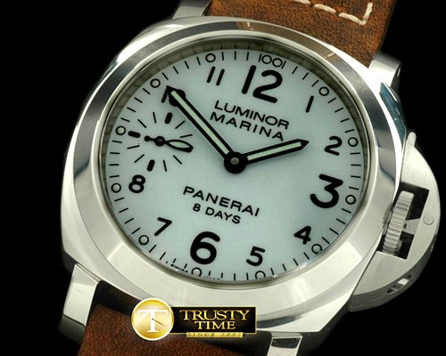 파네라이 Pam 563 8 Days SS/LE White A6497/P5000 21600bph -PN563LE
