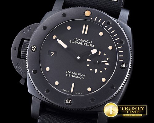 파네라이 PAM607 CER/LE Blk V6F A7750/P9000 -PN607QLE1