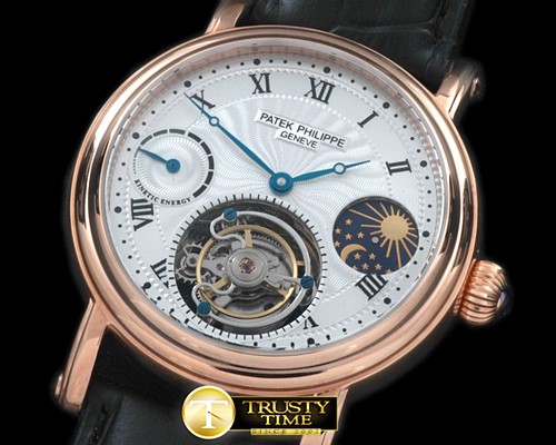 파텍필립 Classic Tourbillon Moonphase PR RG/LE White FTourbill -PP0154A