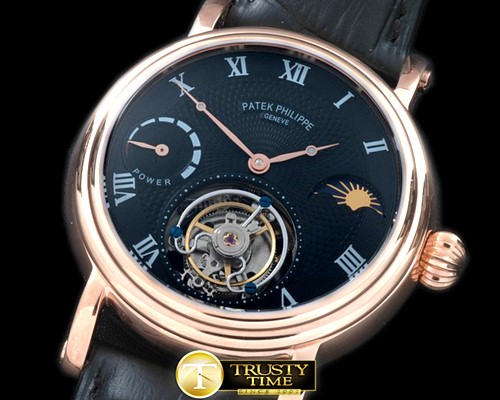 파텍필립 Classic Tourbillon Moonphase PR RG/LE Black FTourbill -PP0154B