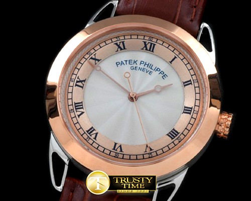 파텍필립 Grand Classics Auto SS/RG/LE White/Gold Asian 2824 -PP0158A