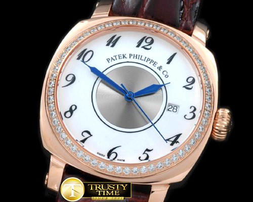 파텍필립 Grand Classics Auto RG/LE White Asian 2824 -PP0160A