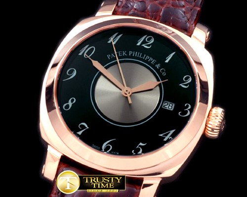 파텍필립 Grand Classics Auto RG/LE Black Asian 2824 -PP0160D