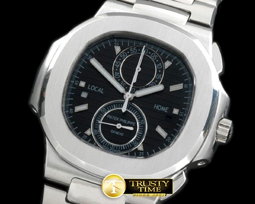 파텍필립 5990 Nautilis Chrono SS/SS Black Jap Qtz -PP0165B