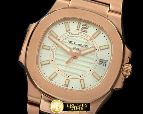 파텍필립 Nautilus 7010 Midsize 32mm Full RG WhiteSwiss Qtz -PP0178A