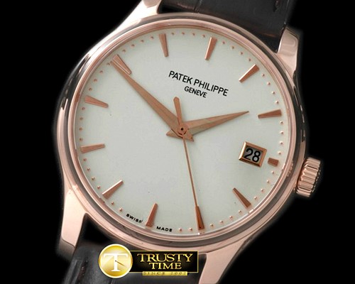 파텍필립 5227 Calatrava 18K Wrapped RG/LE Jap M9015 -PP0181