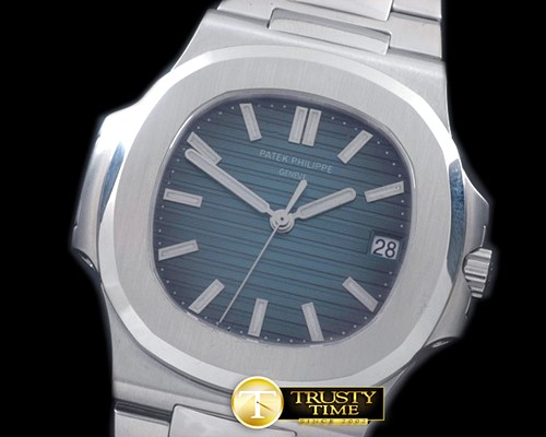 파텍필립 Nautilis Jumbo SS/SS Blue BP Miyota 9015 -PP0188