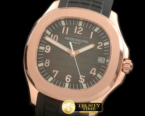 파텍필립 Aquanaut Jumbo Brown V3 Auto RG/RU Grey Miyota 9015 -PP0189