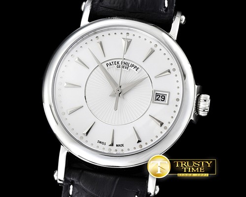 파텍필립 5153 Calatrava SS/LE White Jap Miyota 9015 -PP0191A