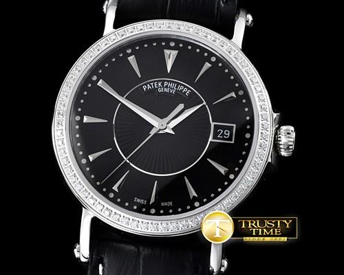 파텍필립 5153 Calatrava SS/LE Black Jap Miyota 9015 -PP0191C