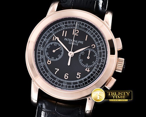 파텍필립 Classic 5070P Chrono RG/LE Black Venue 75 -PP0194C