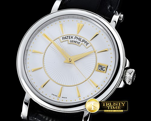 파텍필립 5153 Calatrava SS/LE White Asia 2824 Mod -PP0205B