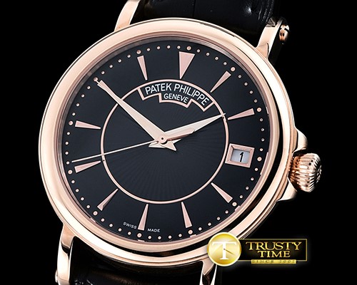 파텍필립 5153 Calatrava RG/LE Black Asia 2824 Mod -PP0206A