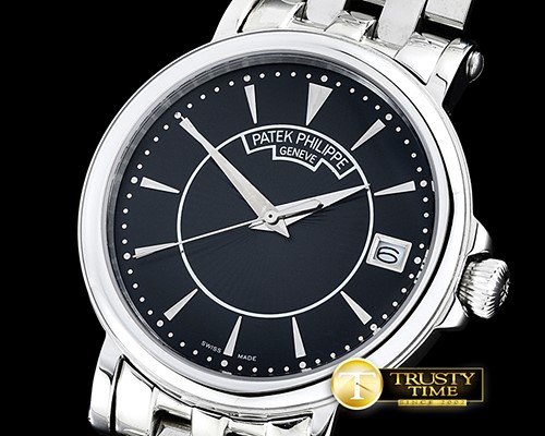 파텍필립 5153 Calatrava SS/SS Black Asia 2824 Mod -PP0207B