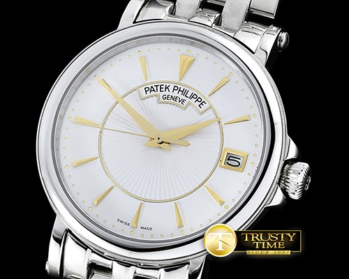 파텍필립 5153 Calatrava SS/SS White Asia 2824 Mod -PP0207C