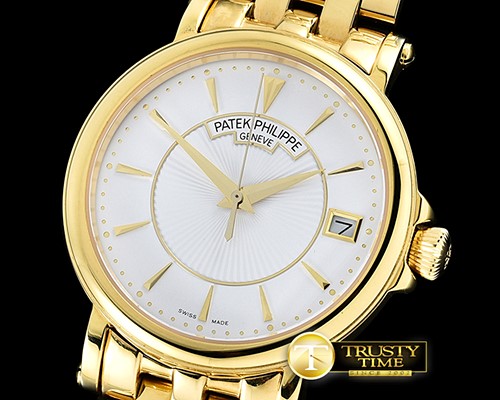 파텍필립 5153 Calatrava YG/YG White Asia 2824 Mod -PP0208B