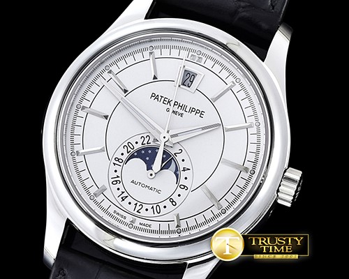파텍필립 Annual Calendar MoonPhase 5205G White MY9015 Cal324 -PP0209C