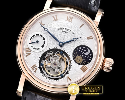 파텍필립 MoonPhase PR Tourbillon RG/LE WhtAsia HW Tourbillon -PP0219B