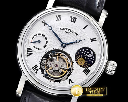 파텍필립 MoonPhase PR Tourbillon SS/LE WhtAsia HW Tourbillon -PP0220B