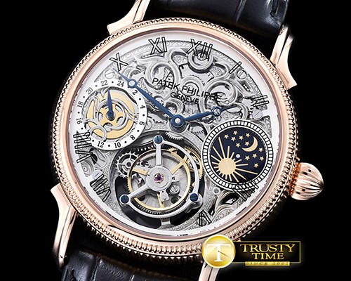 파텍필립 MoonPhase Tourb RG/LE SkeletonalAsia HW Tourbillon -PP0237A