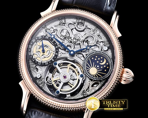 파텍필립 MoonPhase Tourb RG/LE SkeletonalAsia HW Tourbillon -PP0237B