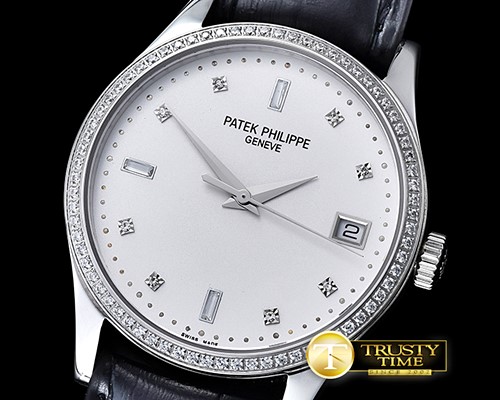 파텍필립 Calatrava Ref.5298 Diams SS/LE White Diams MY9015 Mod -PP0240E