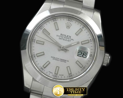 롤렉스 SS Oyster/Smooth White Sticks Asian Eta 2836 -R2DJ0184