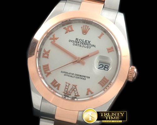 롤렉스 SS/RG Oyster White Roman Asian Eta 28362 -R2DJ0192A