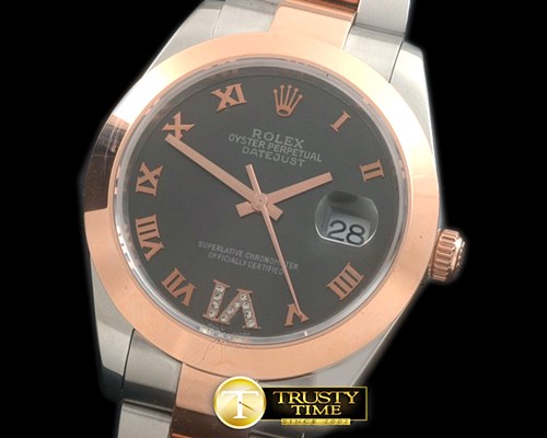 롤렉스 SS/RG Oyster Grey Roman Asian Eta 28362 -R2DJ0192D