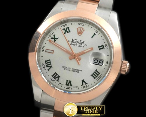 롤렉스 SS/RG Oyster White Roman Asian Eta 28362 -R2DJ0192G