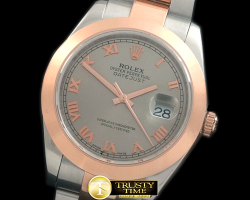 롤렉스 SS/RG Oyster Grey Roman Asian Eta 28362 -R2DJ0193F