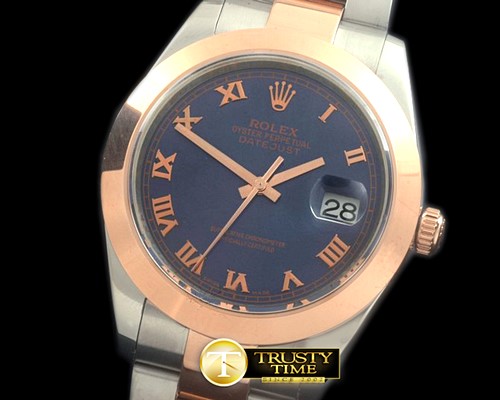 롤렉스 SS/RG Oyster Blue Roman Asian Eta 28362 -R2DJ0193H
