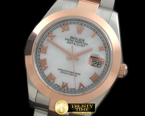 롤렉스 SS/RG Oyster MWhite Roman Asian Eta 28362 -R2DJ0193I