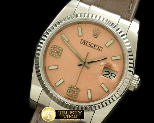 롤렉스 SS/LE Salmon Asian 2836/3135Real Diamond -RDJ0246B