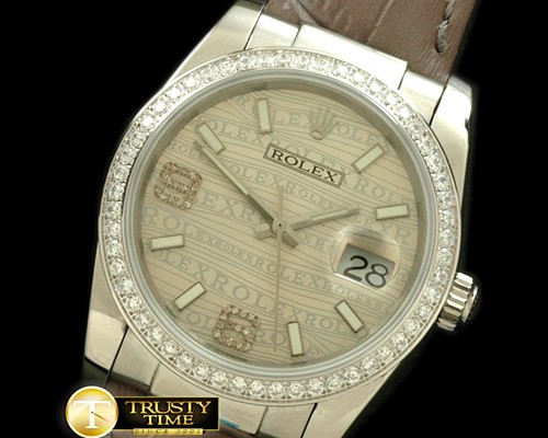 롤렉스 SS/LE Champagne Asian 2813 28800Real Diamond -RDJ0248C