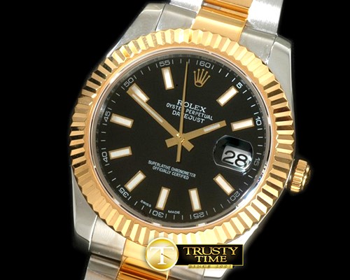 롤렉스 SS/YG TT Black Swiss Eta 2836/3135 -RDJ0255A