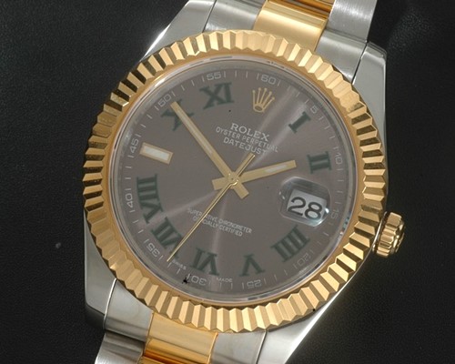 롤렉스 SS/YG TT Grey Swiss Eta 2836 -RDJ0255B