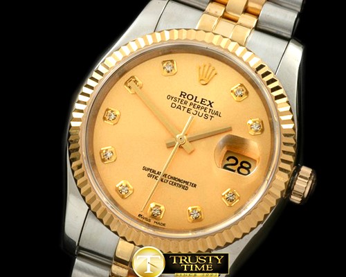 롤렉스 116233 Gold Diam TT Swiss 2836 -RDJ0256B