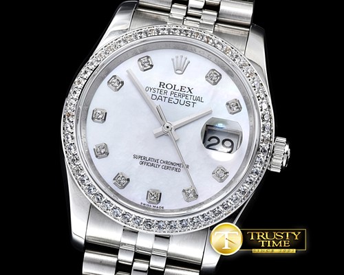 롤렉스 DateJust MOP White Diam Jub SS BP Asia 2836 -RDJ0259B
