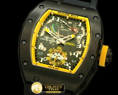 리차드밀 Jean Tody Felipe TI PVD/RU Yellow Asian 23J PR -RM027