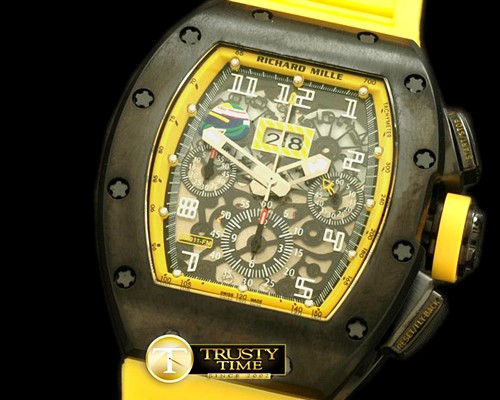 리차드밀 Felipe Massa Brazil GP Carbon PVD/RU Asian 7750 28800 -RM029