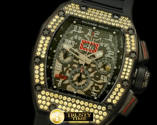 리차드밀 Felipe Massa Carbon PVD/RU Asian 7750 28800 -RM038