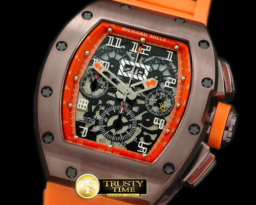 리차드밀 Titanium Brown PVD/RU Asian 7750 28800 -RM040A